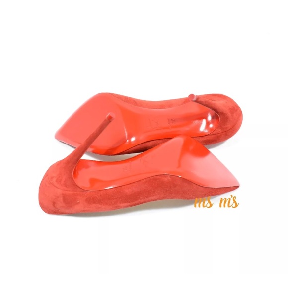 NIB Christian louboutin suede heel sz36EU - Picture 6 of 8
